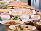 【朝食バイキングイメージ】1,000円(税込)茨城県産の食材を中心に、多彩なメニューをご用意。