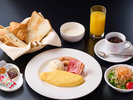 ≪ご朝食(洋食一例)≫ご朝食は和食または洋食のセットメニューからお選びいただけます。