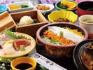 いかウニ丼セット唐津産or輸入ものが選べます