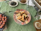 朝食バイキングのおいしい鮭