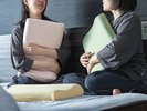 お気に入りの枕でリラックス時間
