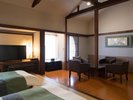 【泉游亭・きり】和室+和ベッドルーム+広縁