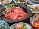 ■夕食一例|米沢牛会席(すき焼き)2倍