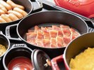 朝食ビュッフェレーンの様子※メニューはお日にちによって変わることがあります