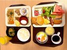 湯遊ランドで朝食ブッフェ(イメージ)※時期によりメニューは変更となる場合がございます。