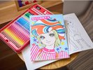 花村えい子の世界を体現した「ぬり絵」