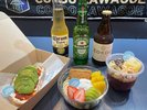 ホテル1Fフードコート内グリークヨーグルト専門店「milkygreek」夜はバータイムに♪
