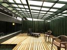 大浴場のウッドデッキですサウナ後にはそのまま外に出てトトノウのもオススメ(^^♪