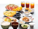 朝食ビュッフェ