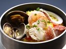 洋風海鮮釜飯 サフラン風味