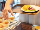 食後のデザートも抜かりなく!