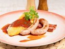 【アメリカンブレックファーストset】沖縄の陽ざしのように鮮やかなトマトソース