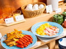 朝食 洋食メニュ一例