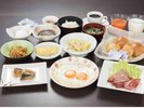朝食ビュッフェ