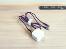 USBタイプCとライトニングの充電ケーブル