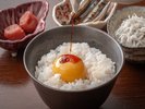朝食|新鮮な卵と炊きたてご飯が織りなす、シンプルだけど贅沢な味わい。(一例)