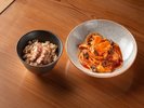 夕食|締めには土鍋ご飯やパスタなどをご用意(一例)