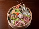 新鮮な食材が勢ぞろい。(BBQの食材一例)