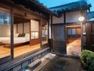 植松301|お庭から見た客室風景