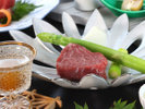 #春-山笑う A5ランク「とちぎ和牛フィレステーキ」 肉本来の旨味をじっくりとお楽しみください。