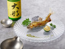 #鮎 初夏は若鮎を。「焼き切る!」これが鮎を扱う上で大事な心意気。