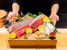 目の前で提供される大分の恵みをご堪能ください。