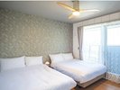 寝心地の良いベッドで、ゆっくりと旅の疲れを癒せます