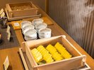 【朝食】ハーフバイキング・出汁巻卵