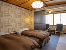 【新客室】渓流を望む3階【和洋室8畳】鉄筋建築※トイレ洗面付