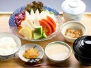 サラダチキン定食