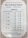 Shuttle Bus Schedule from the Hotel to Kansai Airport