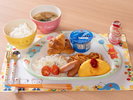 【お子さまプレート・夕食】幼児の方へご用意しております。