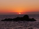 【周辺・景色】伊勢志摩の海に沈む、幻想的な夕景