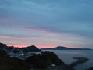 【テラス】海に沈む夕日を眺める、心安らぐテラス時間