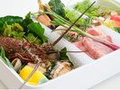 伊良湖黒牛・伊勢海老・アワビ・地元野菜BBQ