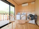 宿泊者専用のランドリー