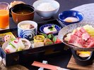 【ご朝食】長崎産のこだわり食材を使用した、日本料理「吉翠亭」の和朝食膳