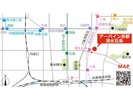 当館の周辺マップです。右下のQRコードを読み取っていただくと、Googleマップが立ち上がります。
