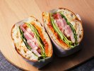 Breakfast|生ハム&クリームチーズサンド(スープ、サラダ、ドリンク付)※イメージ