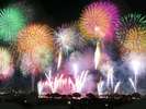 夏の東京の花火大会の様子