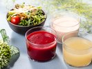 【自家製ドレッシング】サラダバーでご利用いただく自家製ドレッシング ラズベリー・サウザン・フレンチ