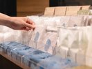 アメニティはフロント前アメニティバーからご必要な分をお持ちください。
