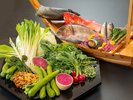 新鮮な食材を使用した料理は石のやならでは