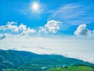 【茶臼岳から見る雲海と那須ロープウェイ】