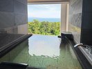 <西棟2階> 温泉露天 デラックス テラスツイン C 全室オーシャンビュー・露天風呂&テラス付