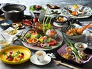 ご夕食 割烹コース(一例) レストラン「旬海割烹Coastline」