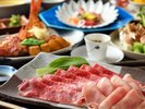 ご夕食 しゃぶしゃぶコース(一例) レストラン「旬海割烹Coastline」