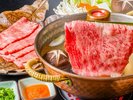 【隣接レストラン/蜃気楼しゃぶしゃぶ】幻のアグー豚、宮古牛を特製出汁に潜らせ、自家製ダレで。