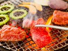 【リゾート内レストラン/炭火焼肉 琉宮苑】数量限定の特選宮古牛や、宮古島近海の新鮮な魚介類をご用意