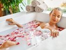 【記念日オプション/有料】フラワーバス<メッセージカード付き>(5日前までに要予約)